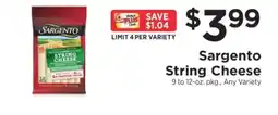 ShopRite Sargento String Cheese offer