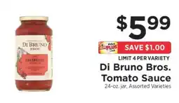 ShopRite Di Bruno Bros. Tomato Sauce offer