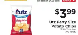 ShopRite Utz Party Size Potato Chips offer