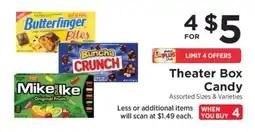 ShopRite Theater Box Candy offer
