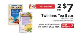 ShopRite Twinings Tea Bags offer