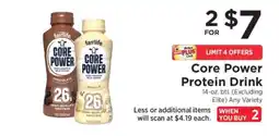 ShopRite Core Power Protein Drink offer