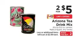 ShopRite Arizona Tea Drink Mix offer