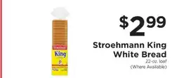 ShopRite Stroehmann King White Bread offer