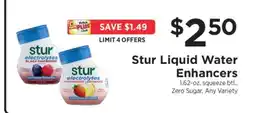 ShopRite Stur Liquid Water Enhancers offer