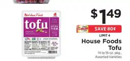 ShopRite House Foods Tofu offer