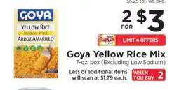 ShopRite Goya Yellow Rice Mix offer