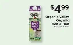 ShopRite Organic Valley Organic Half & Half offer