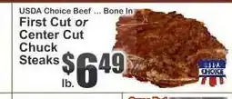 Key Food USDA Choice Beef Bone In offer