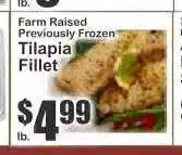 Key Food Tilapia Fillet offer