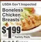 Key Food Boneless Chicken Breasts offer