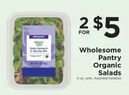 ShopRite Wholesome Pantry Organic Salads offer