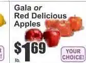 Key Food Gala or Red Delicious Apples offer