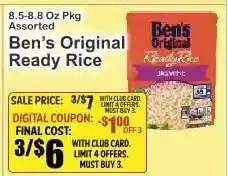 Key Food Ben's Original Ready Rice offer