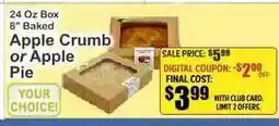 Key Food Apple Crumb or Apple Pie offer