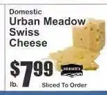 Key Food Urban Meadow Swiss Cheese offer