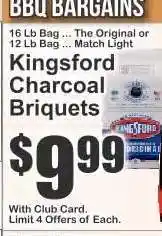 Key Food Kingsford Charcoal Briquets offer
