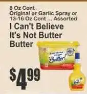 Key Food I Can't Believe It's Not Butter! offer