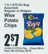 Key Food Wise Potato Chips offer