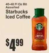 Key Food Starbucks Iced Coffee offer