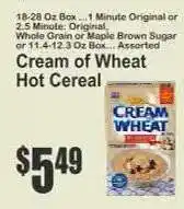 Key Food Cream of Wheat Hot Cereal offer