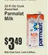 Key Food Parmalat Milk offer
