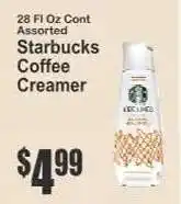 Key Food Starbucks Coffee Creamer offer