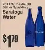 Key Food Saratoga Water offer