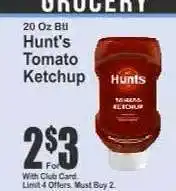 Key Food Hunt's Tomato Ketchup offer