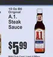Key Food A. 1. Steak Sauce offer