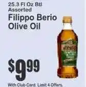 Key Food Filippo Berio Olive Oil offer