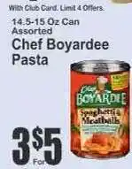 Key Food Chef Boyardee Pasta offer