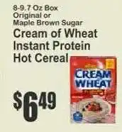 Key Food Cream of Wheat Instant Protein Hot Cereal offer
