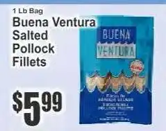 Key Food Buena Ventura Salted Pollock Fillets offer