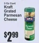 Key Food Kraft Grated Parmesan Cheese offer