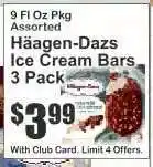 Häagen-Dazs Ice Cream Bars - 3 Pack