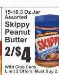 Key Food Skippy Peanut Butter offer