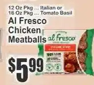 Key Food Al Fresco Chicken Meatballs offer