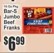 Key Food Bar S Jumbo Beef Franks offer