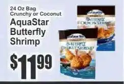 Key Food AquaStar Butterfly Shrimp offer