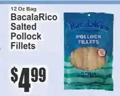 Key Food BacalaRico Salted Pollock Fillets offer