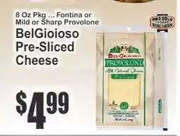 Key Food BelGioioso Pre-Sliced Cheese offer