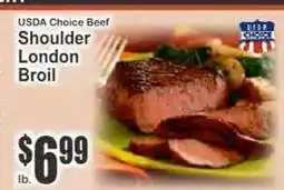 Key Food USDA Choice Beef Shoulder London Broil offer