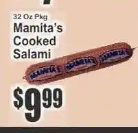 Key Food Mamita's Cooked Salami offer