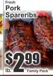 Key Food Pork Spareribs offer