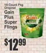 Key Food Gain Plus Super Flings offer