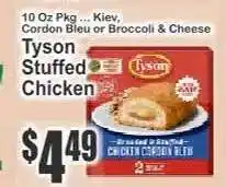 Key Food Tyson Stuffed Chicken offer
