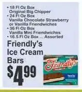 Key Food Friendly's Ice Cream Bars offer