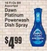 Key Food Dawn Platinum Powerwash Dish Spray offer