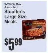Key Food Stouffer's Large Size Meals offer